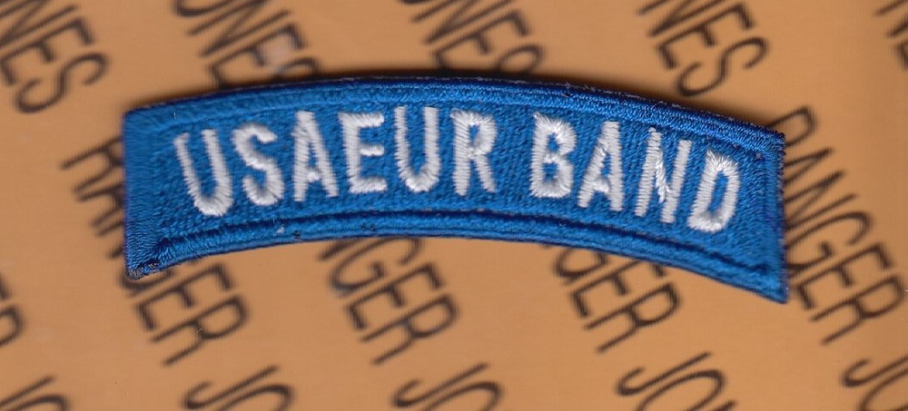 US Army EUROPE USAEUR BAND ~2.75 tab patch c/e