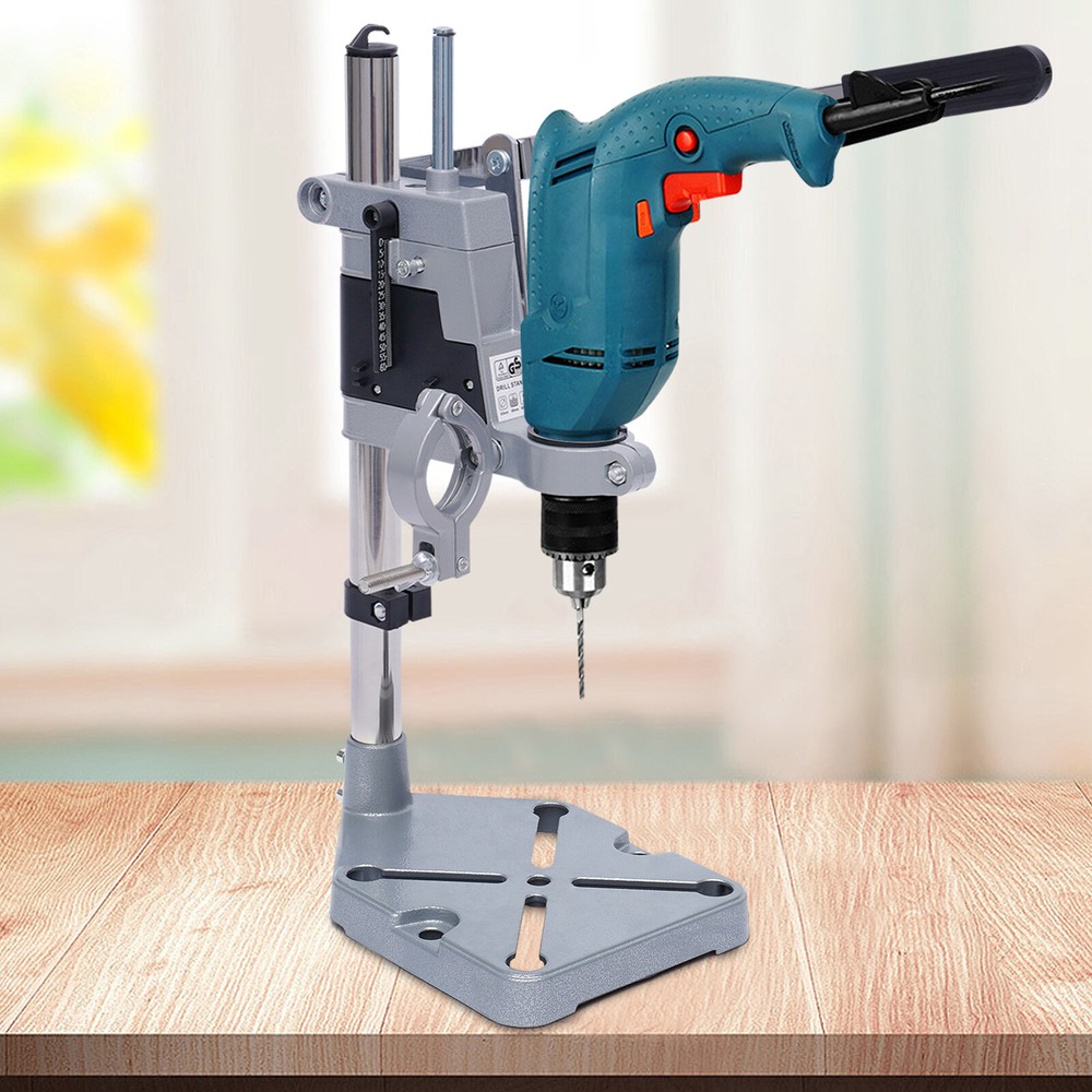 Adjustable Floor Drill Press Stand with Stable Clamping and Height Control