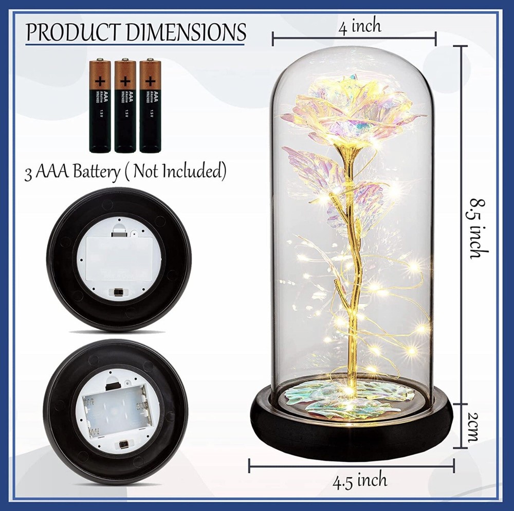 Valentines Led Flower Gift