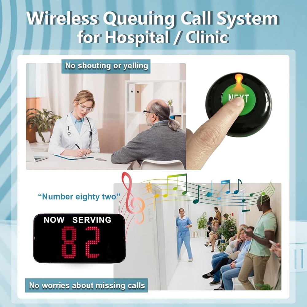 Take a Number System Queue Call System Now Serving Number System