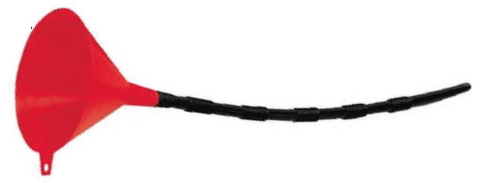 Performance Tool Plastic Funnel with 18in. Spout W220