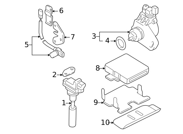 Genuine GM ECM Bracket 30020765