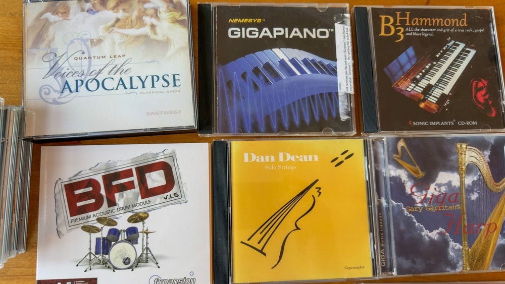 Gigasampler Sound/Sample Libraries, various.