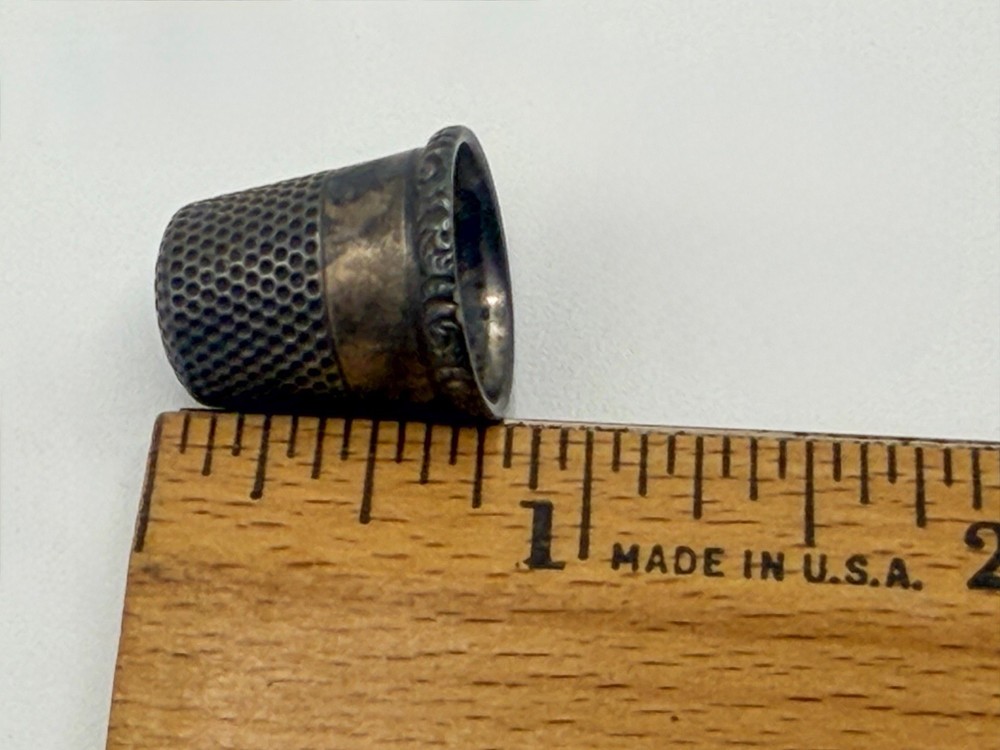 Antique Sterling Silver Thimble