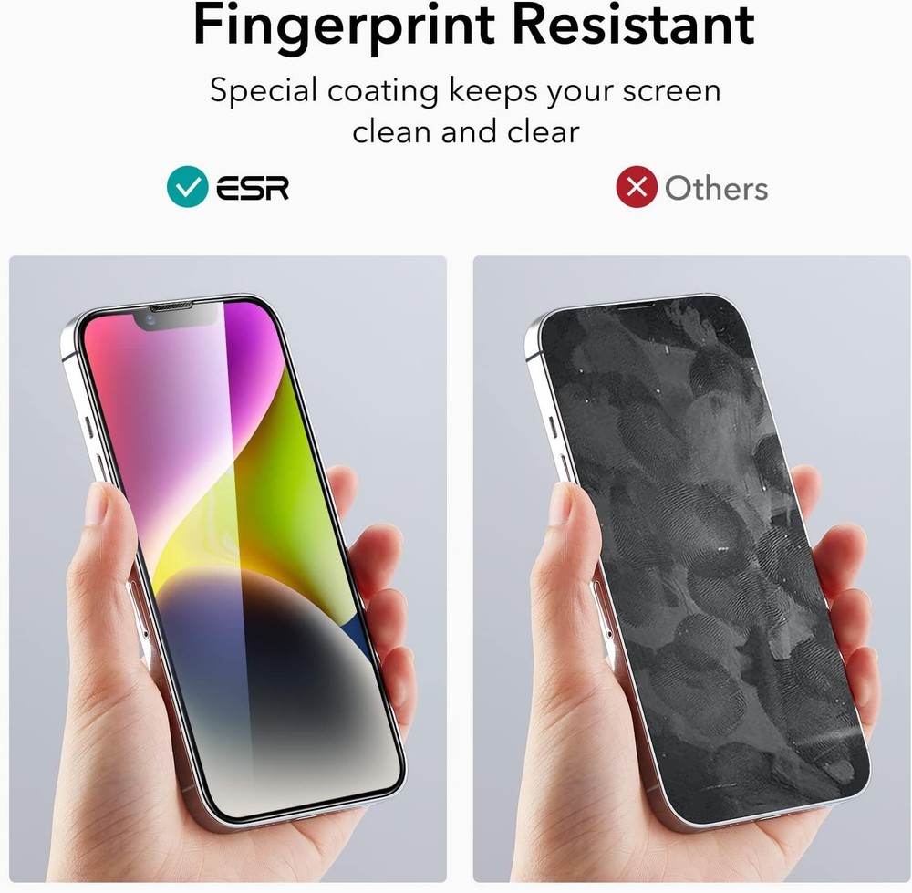 ESR 3 Pack for iPhone 13 Pro Max/iPhone 14 Plus Screen Protector, [9H Hardness]
