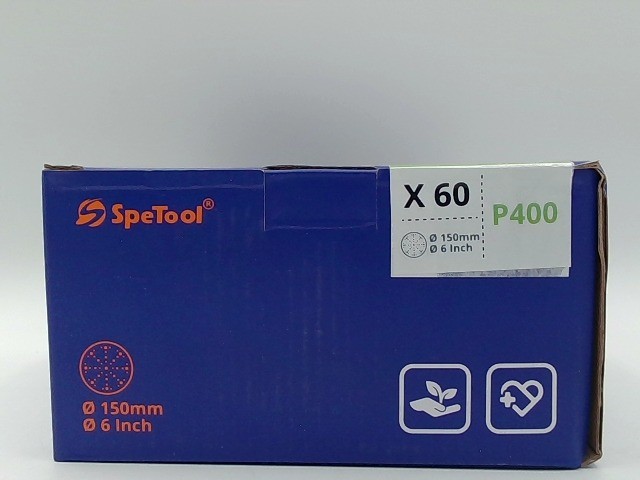 SpeTool 6" Ceramic 49-Hole Hook & Loop Discs 80-400 Grit