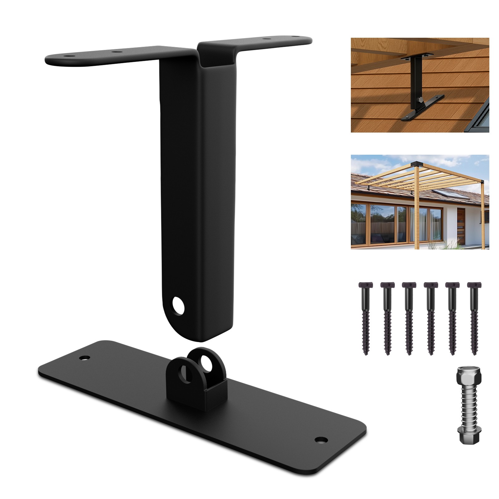 ColourTree Pergola Brackets for 4 x 4 Wood Post, 2-Piece Kit
