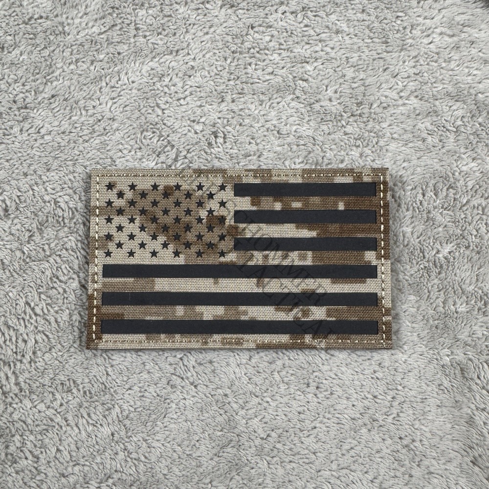 IR Reflective US Flag Patch (3 x 5”, AOR1)