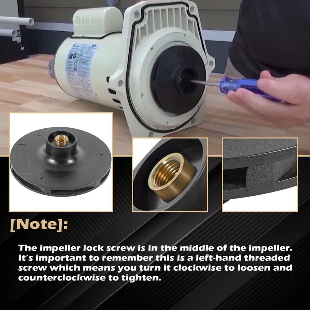 1.5 HP Pool Pump Impeller Replacement For Pentair 073129 In Ground Pools