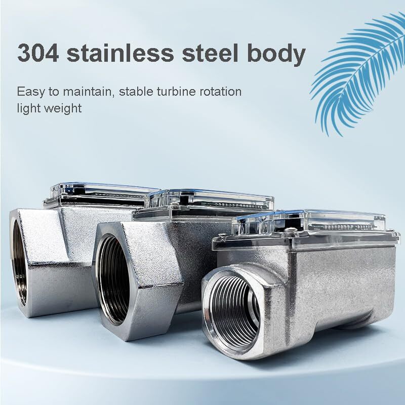 Turbine Flow Meter ±1%Accuracy High Precision Electronic Digital Fuel Flow Test
