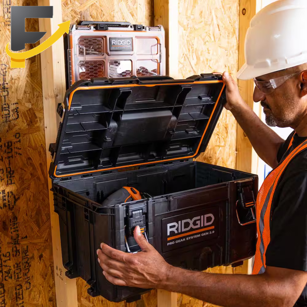 Pro Gear System Gen 2.0 Stackable Durable 22 In. Modular Tool Box Storage