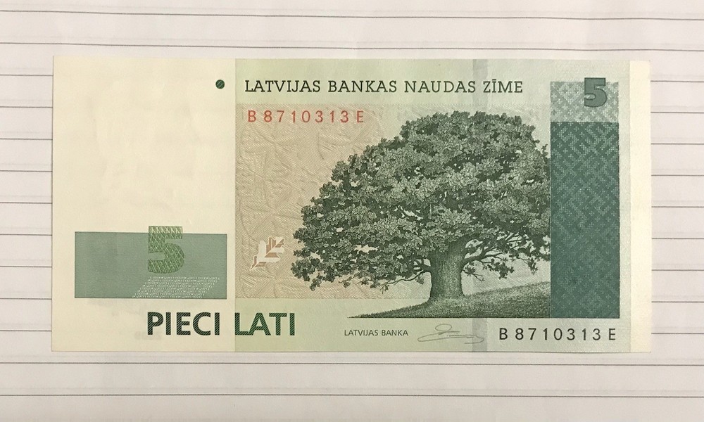 Latvia 5 Lati 2009 P-53c UNC