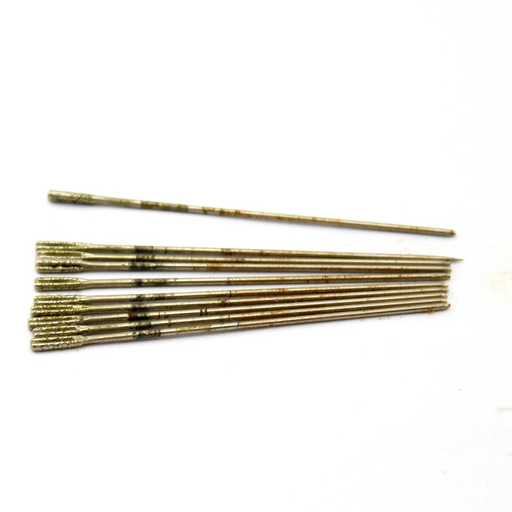 20Pcs 2mm Diamond Lapidary Drill Bits Hole Solid Bits Jewelry Tools for Stone