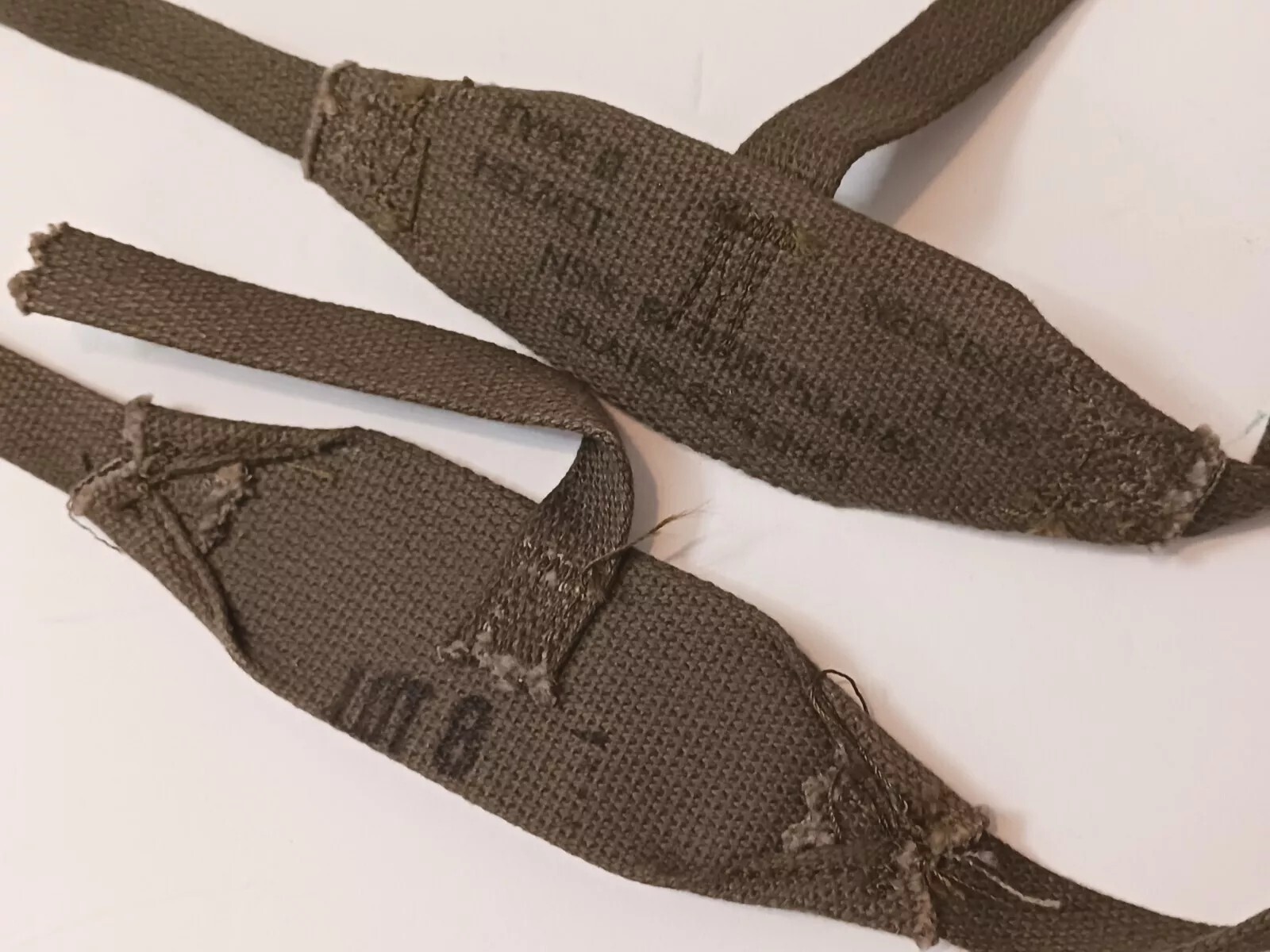 Vintage USGI M1 Helmet Liner Nape Straps Lot Of Two