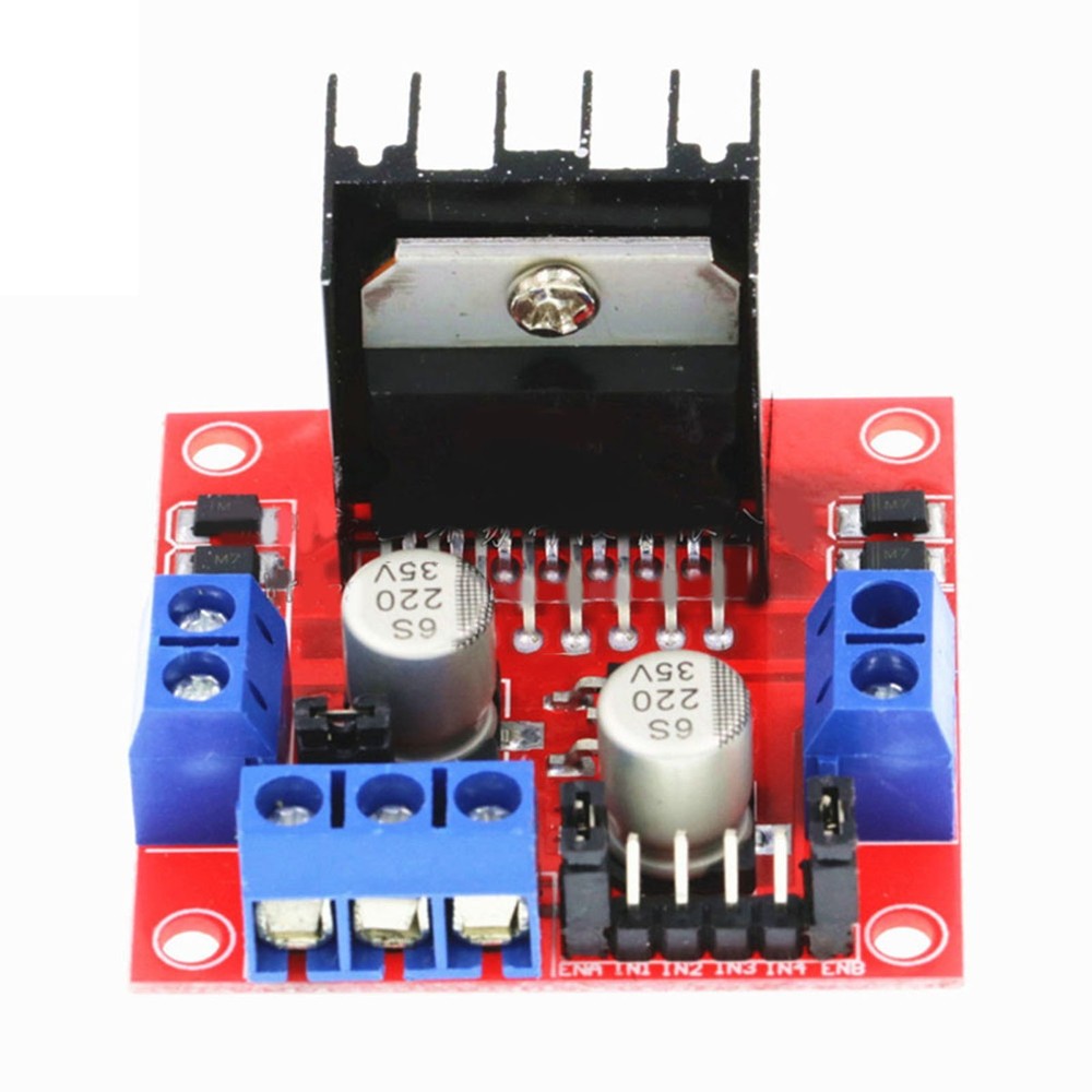 Advanced L298N Motor Driver Module for Robot and RC Car Projects