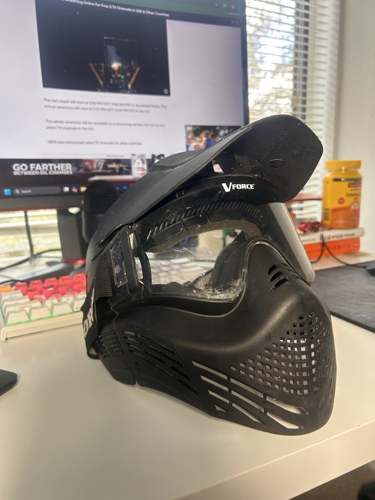 VFORCE Profiler Paintball Mask Black