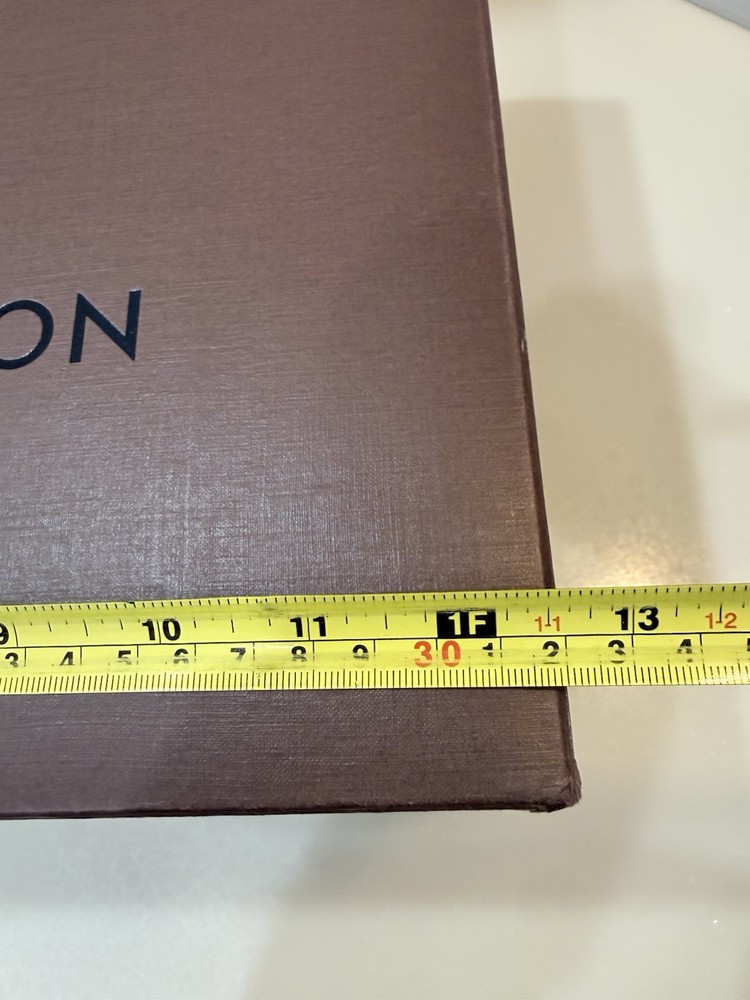 Louis Vuitton Large Gift Box Authentic LV Brown Rigid Storage Presentation Box