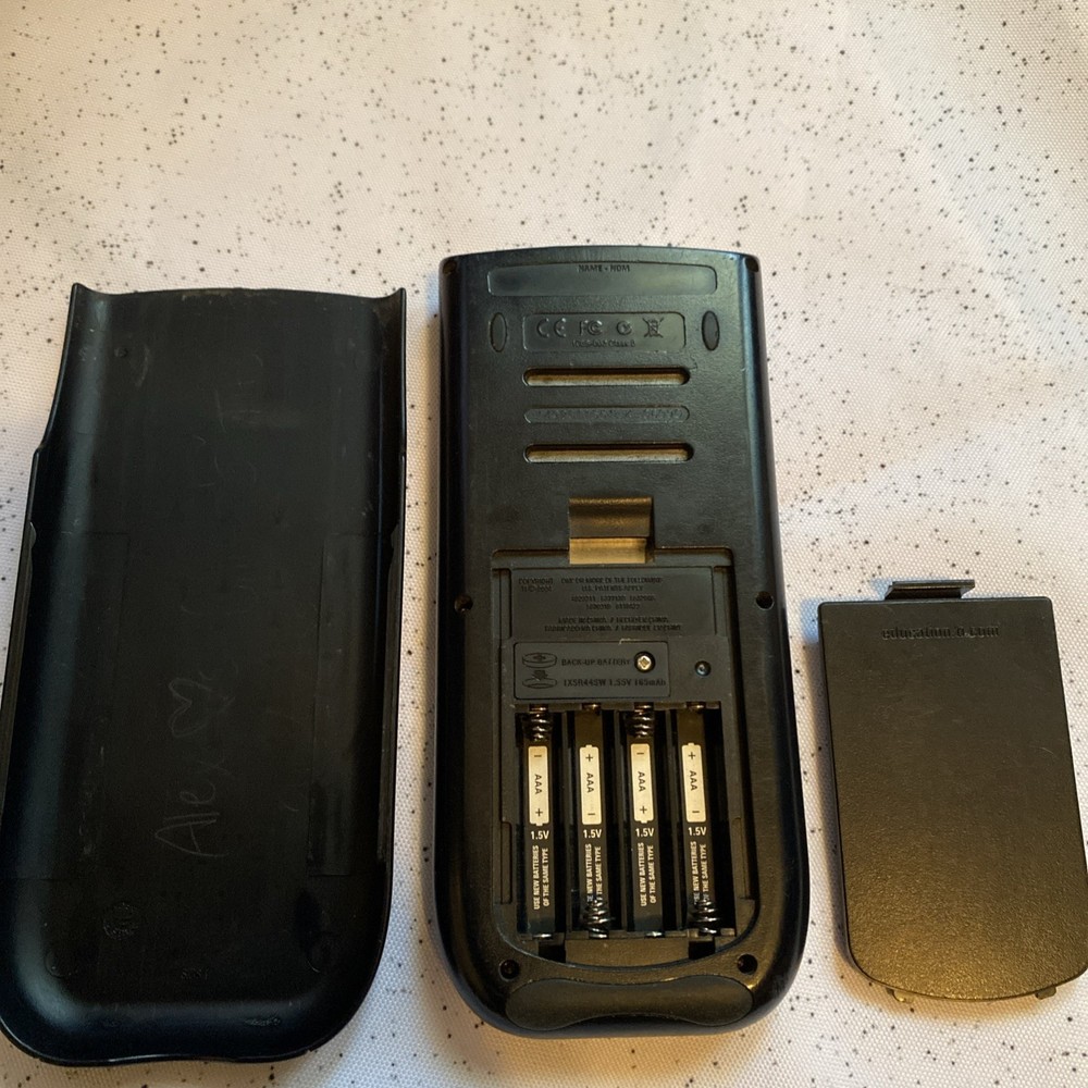 Texas Instruments TI-84 Plus Graphing Calculator - Black With Cover ~ Works