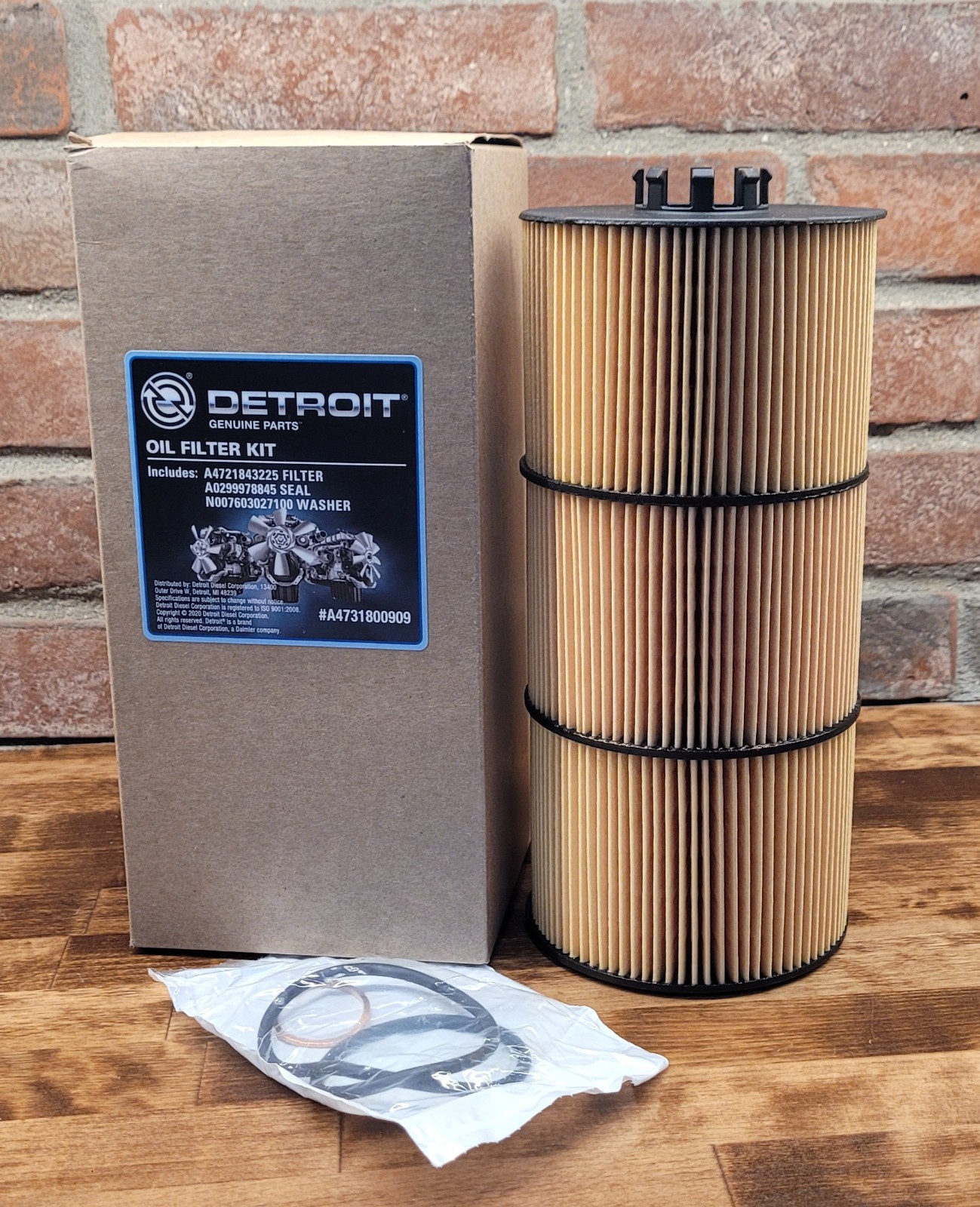 Detroit Diesel DD15 Oil Suction Manifold Kit + Gaskets + Filters | 100% Genuine