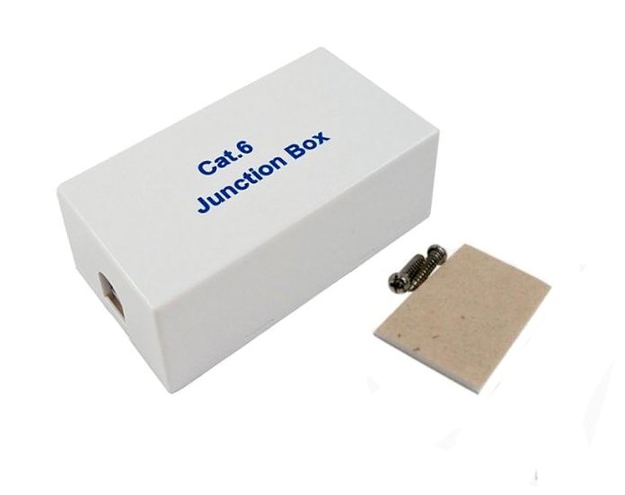 CAT6 CAT.6 Junction Box 110 Punch Down Ethernet Network Inline Extender Adapter