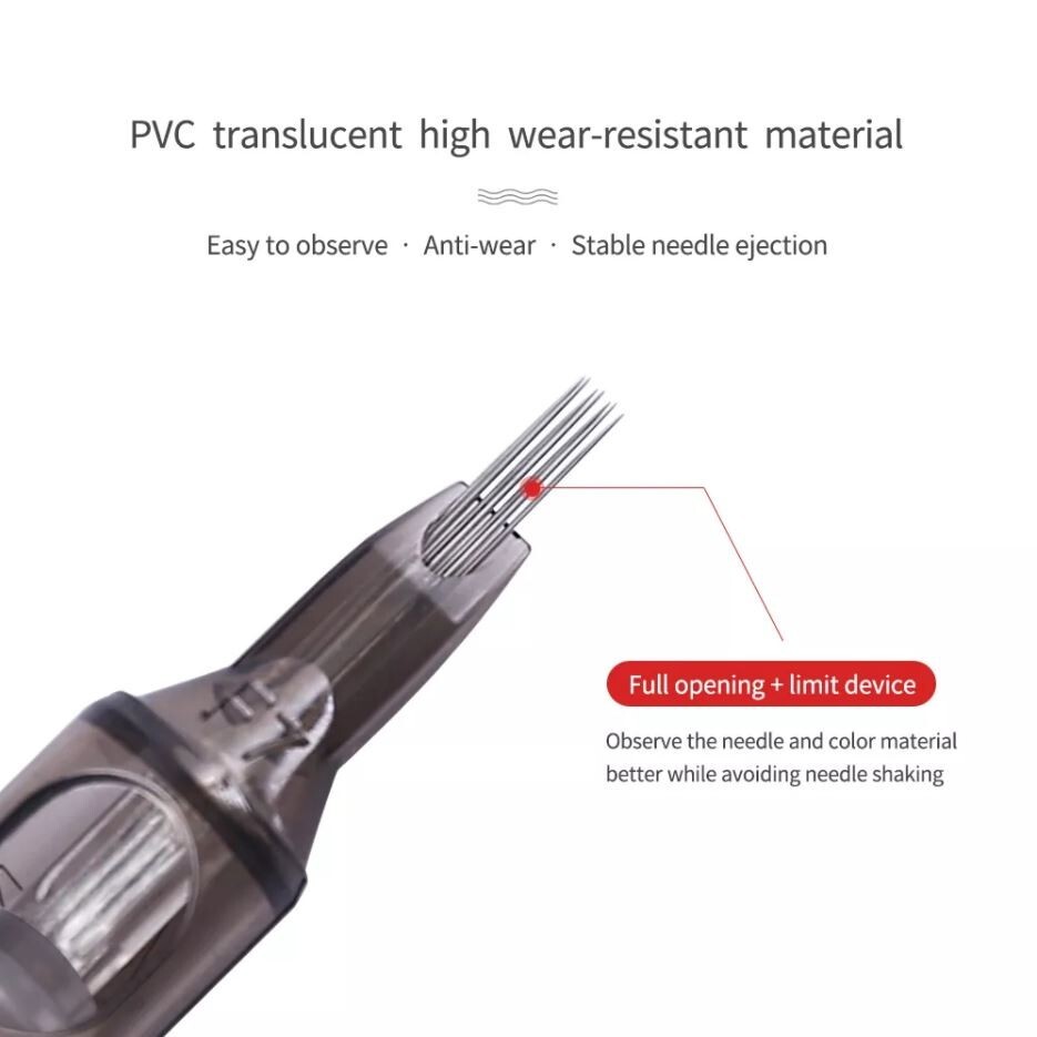 Tattoo Mixed Cartridge Needle Combo 10Sizes 5PC Each:3,5,7,9RL 7,9RS 7,9M1 7,9RM