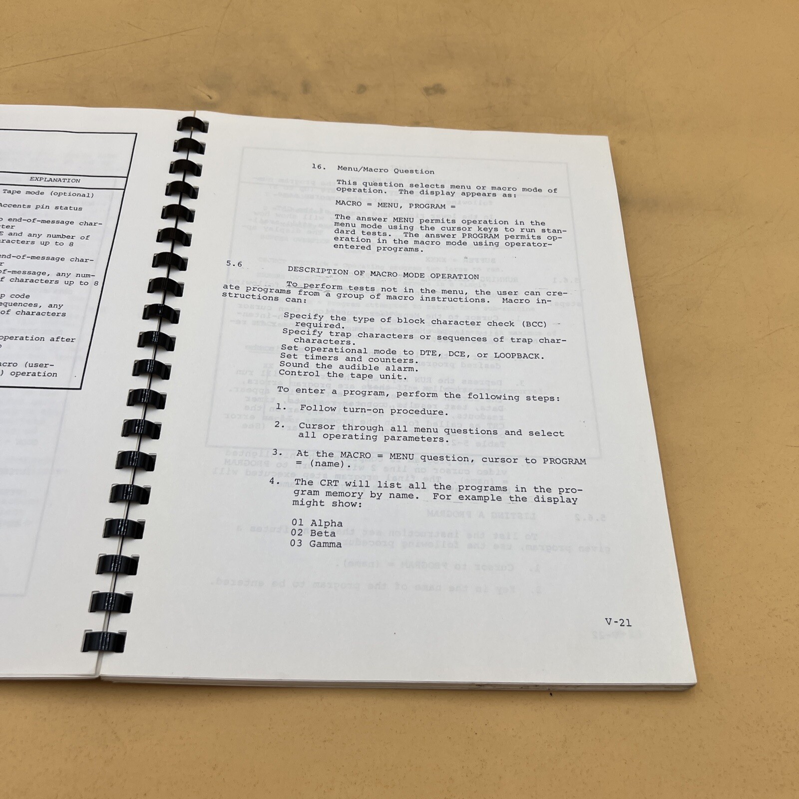 Dynatech Data Systems DYNA-Test 2000 (A) Instruction Manual Guide Book