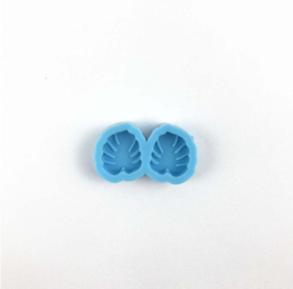 13MM Tropical Leaf Themed Silicone Earring Molds