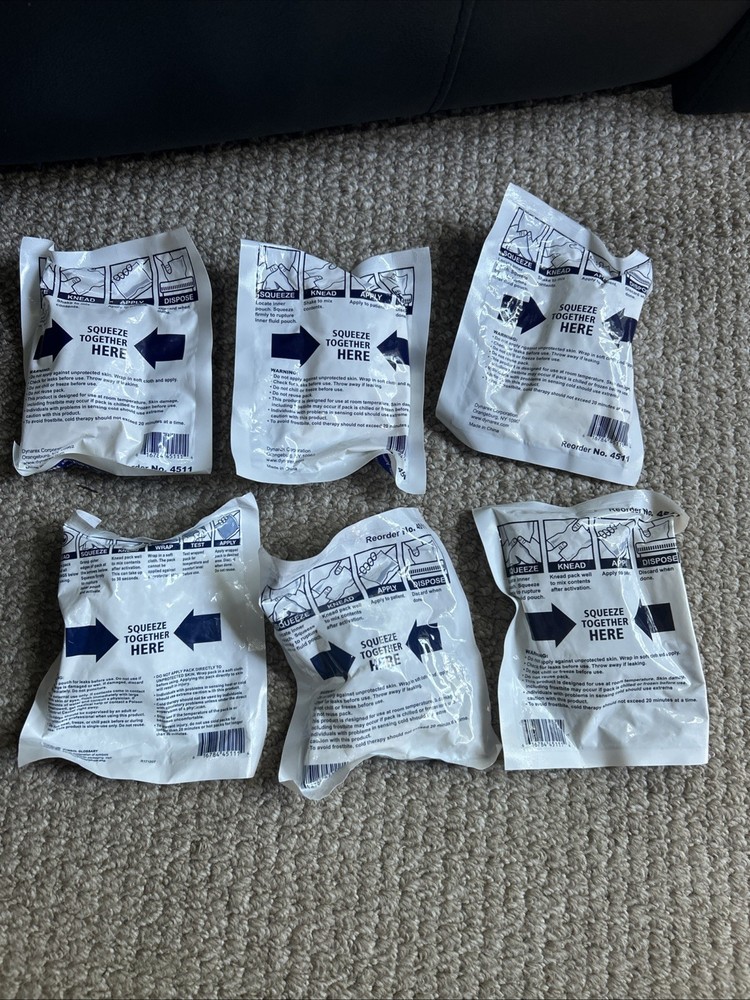 Dynarex Instant Cold Packs 6 Pieces