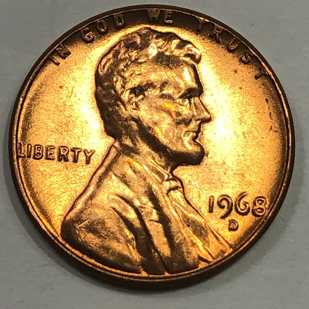 1968 D - Lincoln Memorial Cent
