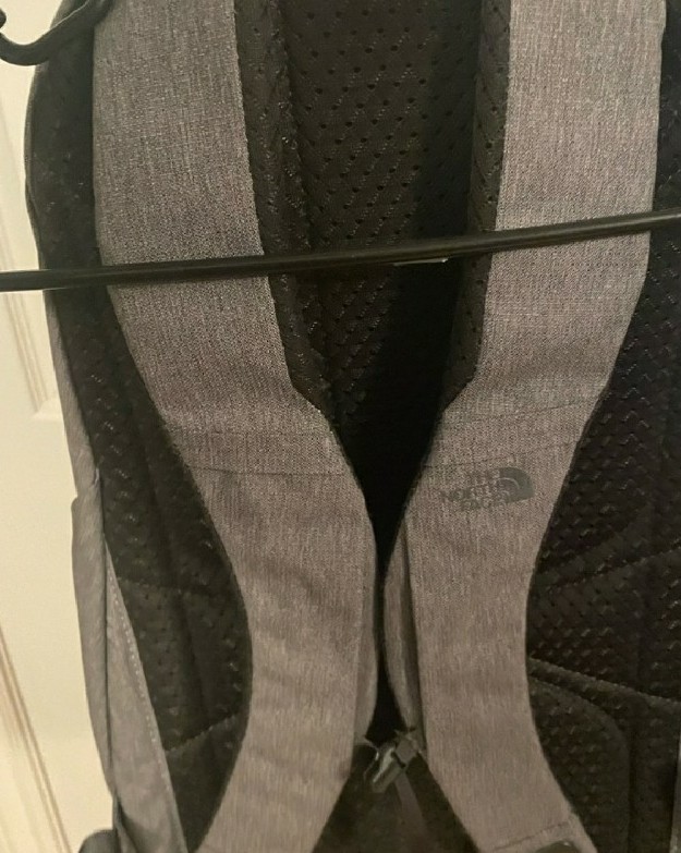 The North Face Aurora Gray And Black Backpack