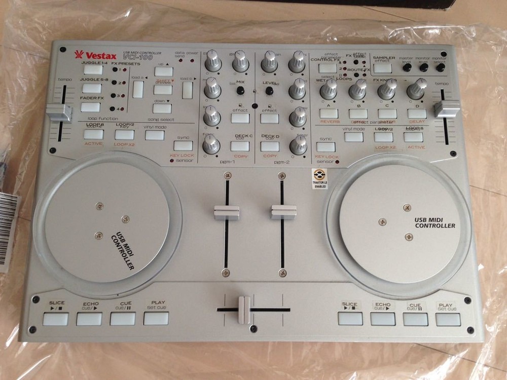 Vestax VCI-100 DJ Controller USB MIDI Mixer Tested Working Good Condition