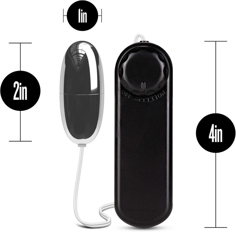 Blush Wired Remote Powerful Vibrating Egg Bullet - Multi Speed Egg Vibrator - S