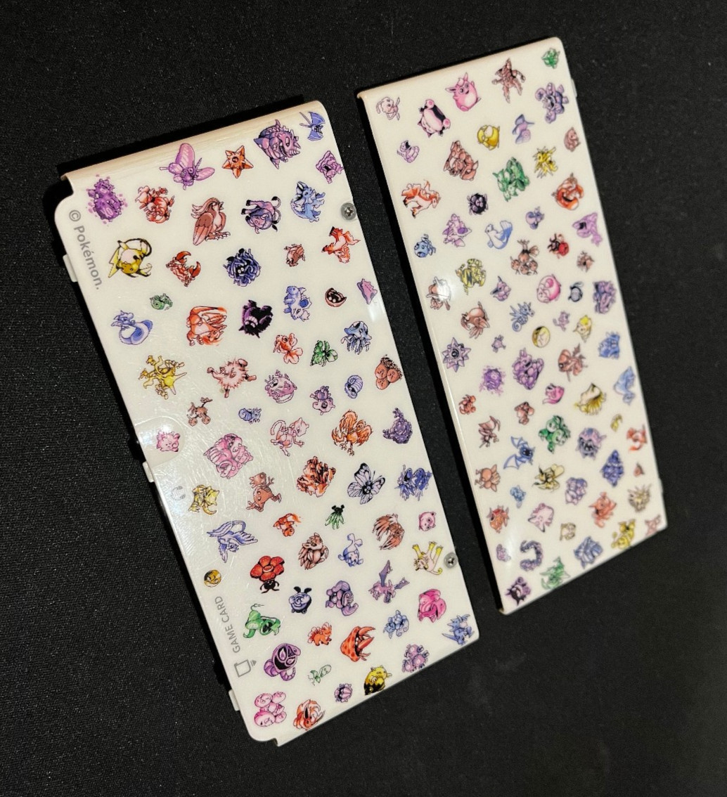 OEM "New 3DS" Pokemon Original 151 Kisekae Faceplates - Genunine Nintendo - Used