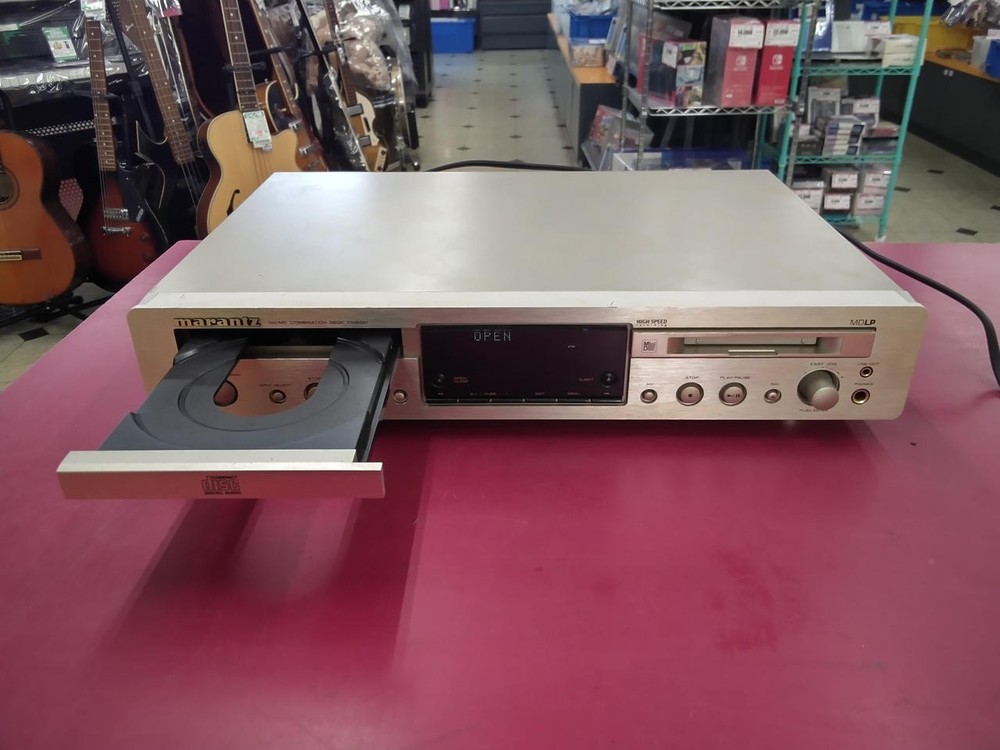 JUNK Marantz CM6001 CD/MD Combination Player Silver