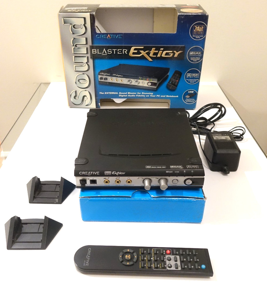 Creative Labs Sound Blaster Extigy w/ Original Box