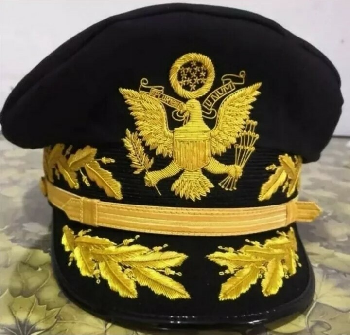 Douglas MacArthur hat black version all sizes available