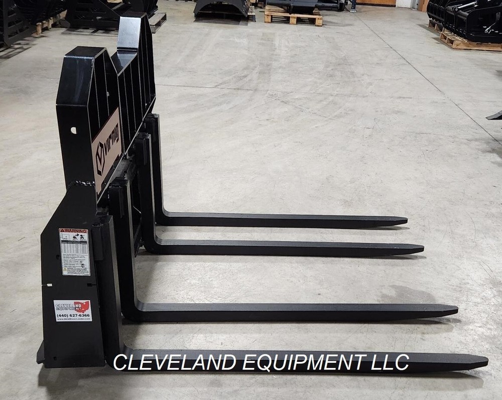 48" BLOCK FORKS & FRAME ATTACHMENT Skid-Steer Track Loader Cinder Brick Forks