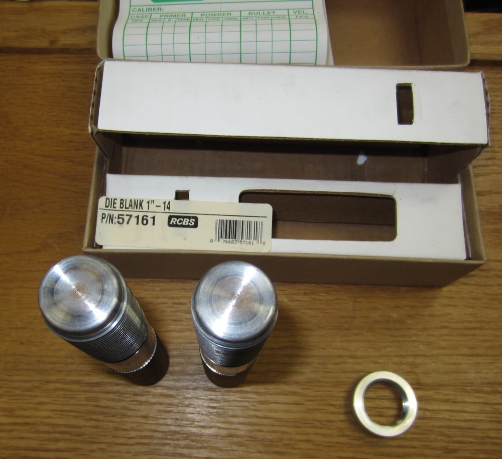 RCBS 1" Blank Dies for Custom Reaming