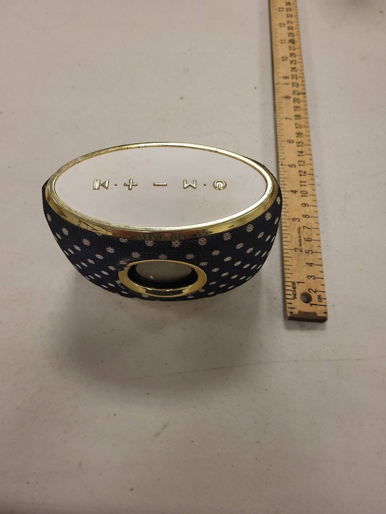 Fabric Bluetooth Speaker Polka Dot Portable Wireless Audio Speaker System