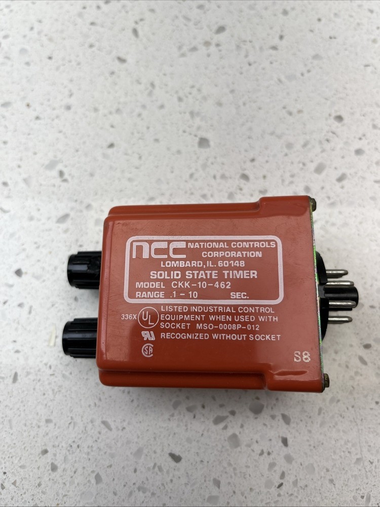 CKK-10-462 NCC Solid State Timer Relay