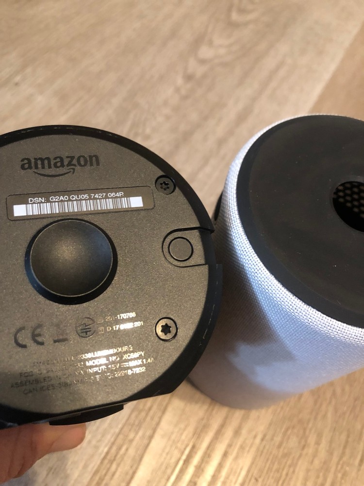 Amazon Echo 1st Gen Smart Speaker XC56PY Tested - Grayish White