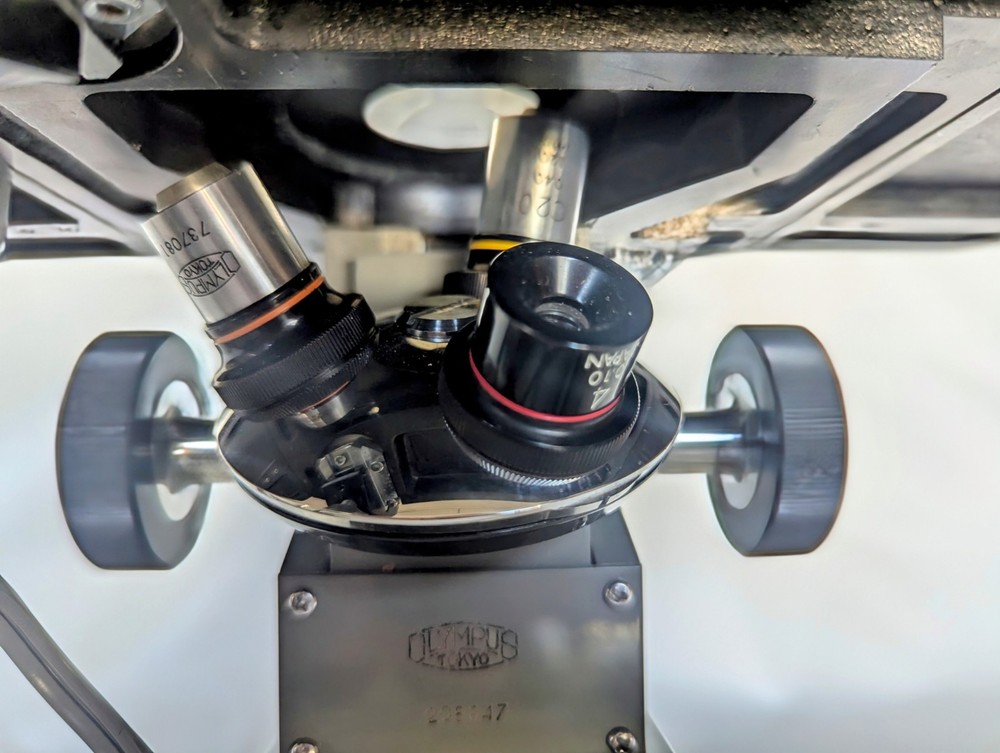 Olympus Tokyo CK Binocular Inverted Microscope w/ Light Source & Manual