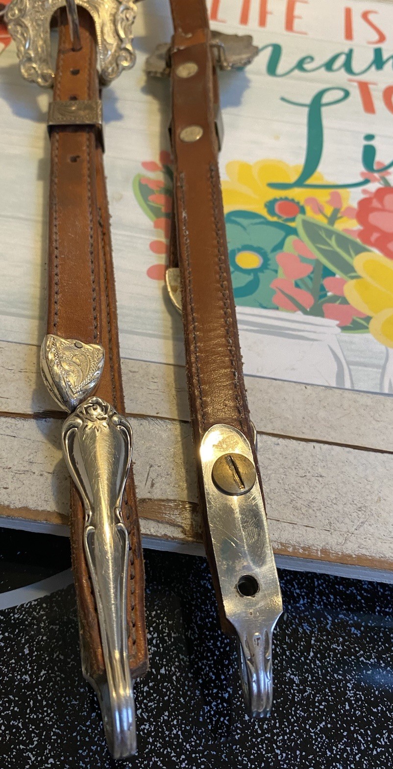 Kathy’s Custom “ Santana “ Large Silver Buckles Western Show Headstall USA