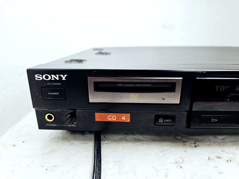 1994 SONY Minidisc MDS-501 Recorder Player Deck UNTESTED POWERS ON