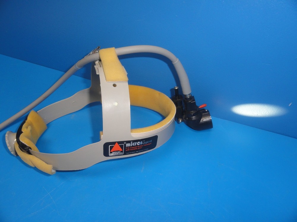 Codman Microsystem Twin Beam Light Source & FO Rotary Headlight ~ 6490