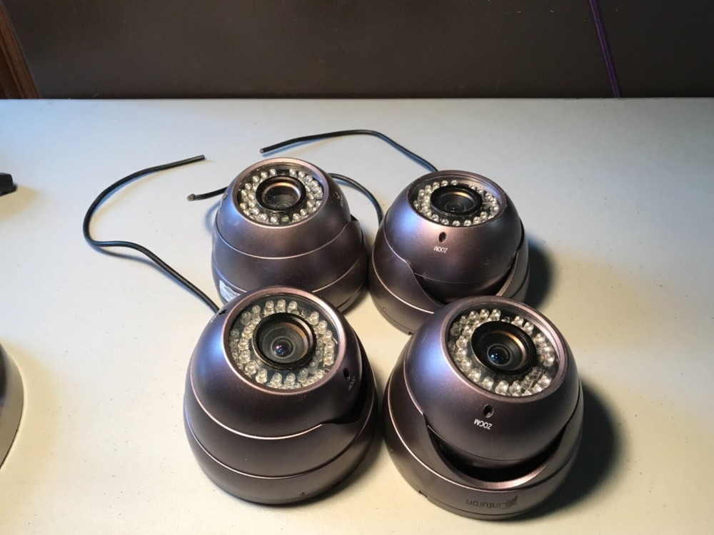 (4) CINTURON 7500SH SECURITY CAMERA NTSC 4-9mm 12VDC/400mA