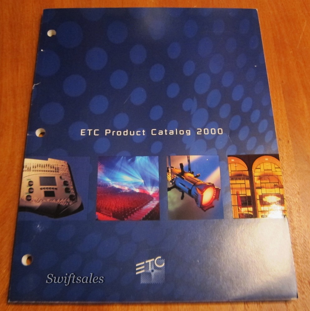 Electronic Theater Controls - ETC Product Catalog 2000 - Great Product Reference