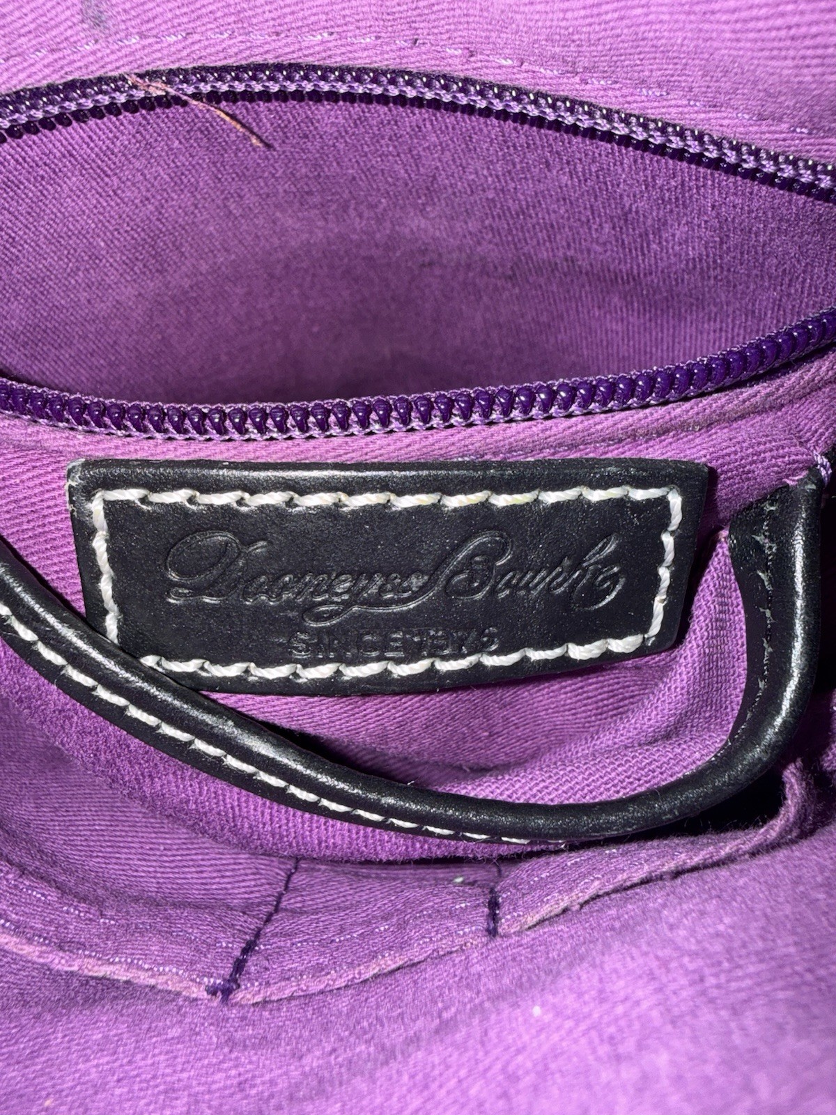 Dooney & Bourke Disney Haunted Mansion Wallpaper Crossbody Pouchette Purse Rare