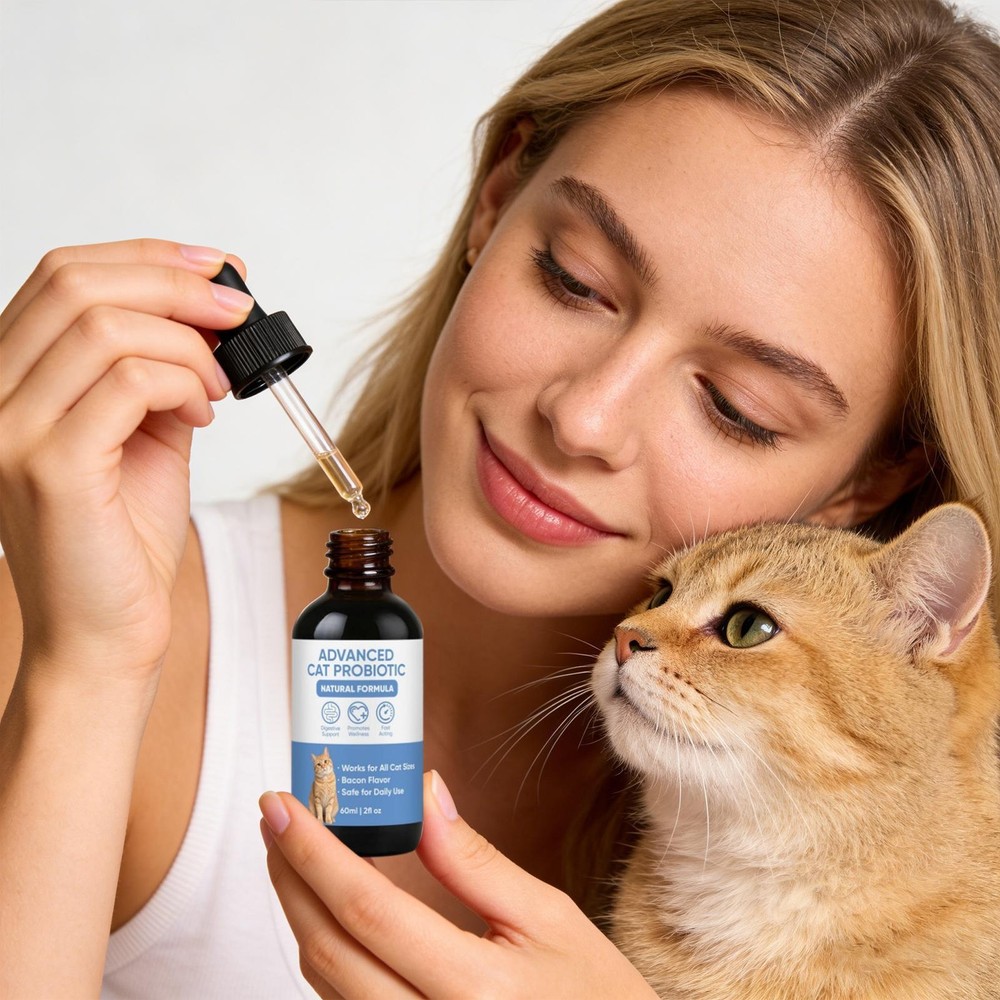 Advanced Cat Probiotic Drops – Digestive Support for Cats 60ml