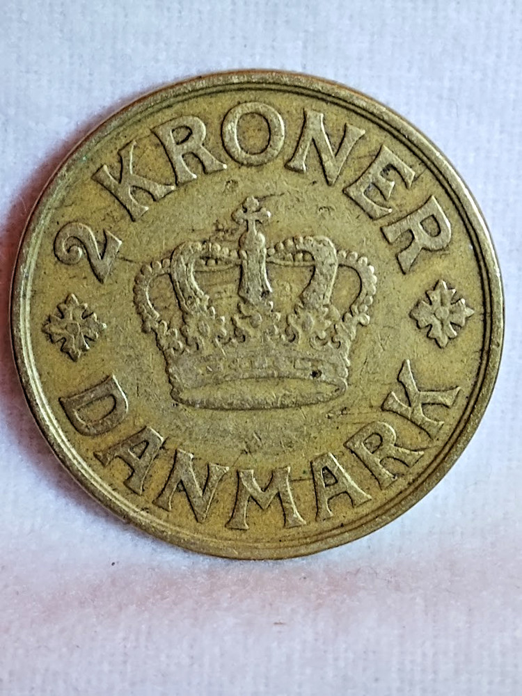 DENMARK. 1925, 2 Kroner